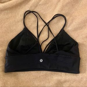 Lululemon Black Sports Bra Size 10